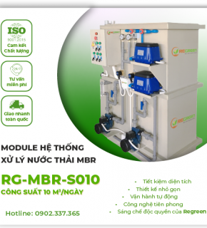 Hệ thống xử lý nước thải MBR công suất 10m3/ngày